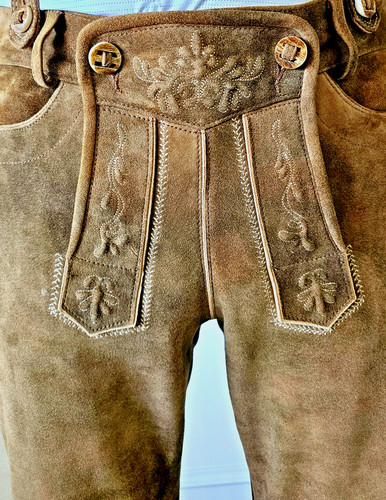 Trachtenlederhose kniebund - kniebund,