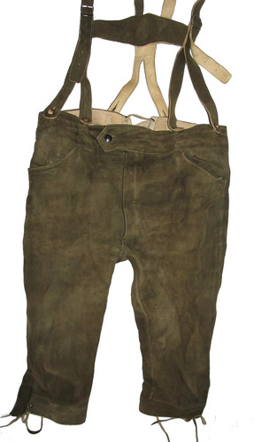 Trachten kniebund lederhose - kniebund-,