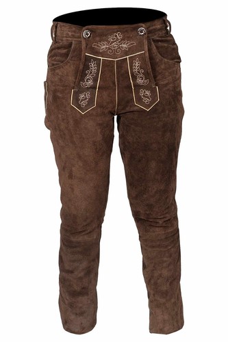 Herren trachtenlederhose lang - trachtenlederhose,