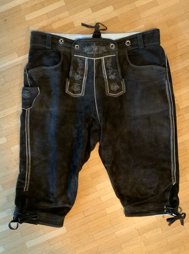 Lederhose dunkelbraun