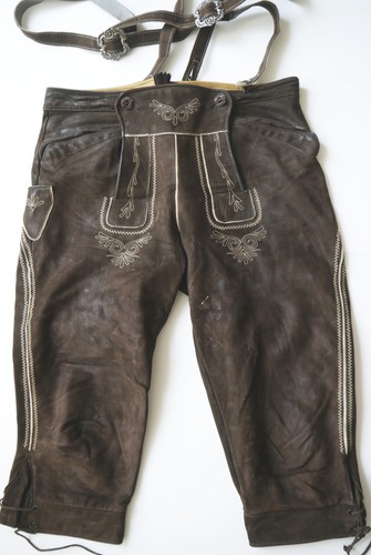 Lederhose kniebund glattleder - lederhose,