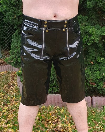 Lack knielang kurze hose - kurze,
